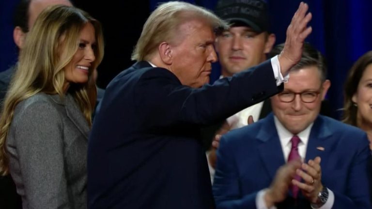 Dallas golfer Bryson DeChambeau joins Trump on stage for election victory speech