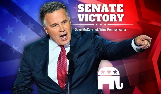 BREAKING: Dave McCormick Wins Pennsylvania Senate Seat