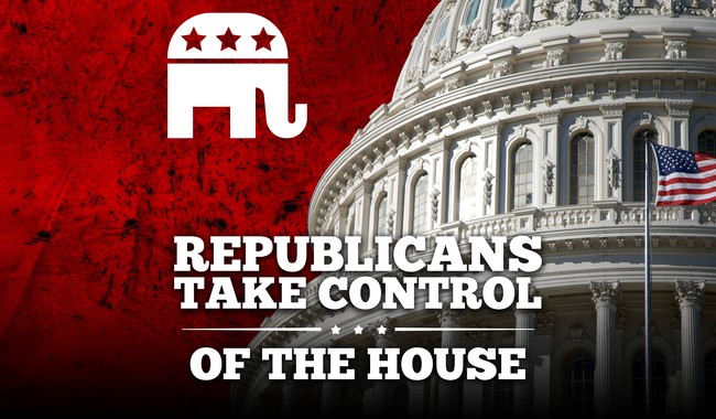 BREAKING: Republicans Control the U.S. House