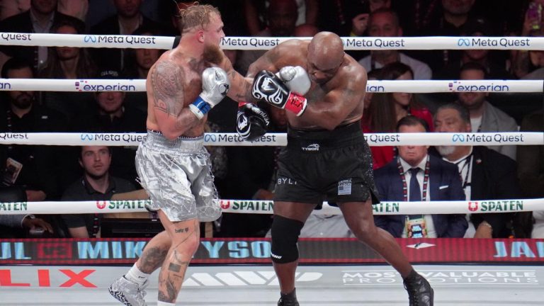 Jake Paul beats 58-year-old Mike Tyson as the hits don’t match the hype