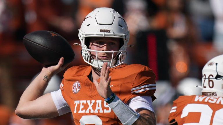 Ewers’ 5 TD passes lead No. 5 Texas in 49-17 rout of struggling Florida