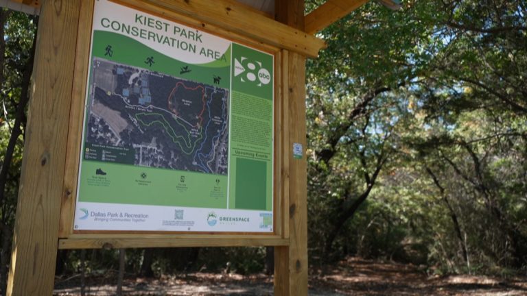 Celebrating the grand opening of the WFAA Nature Trail at Kiest Park Conservation Area in Oak Cliff