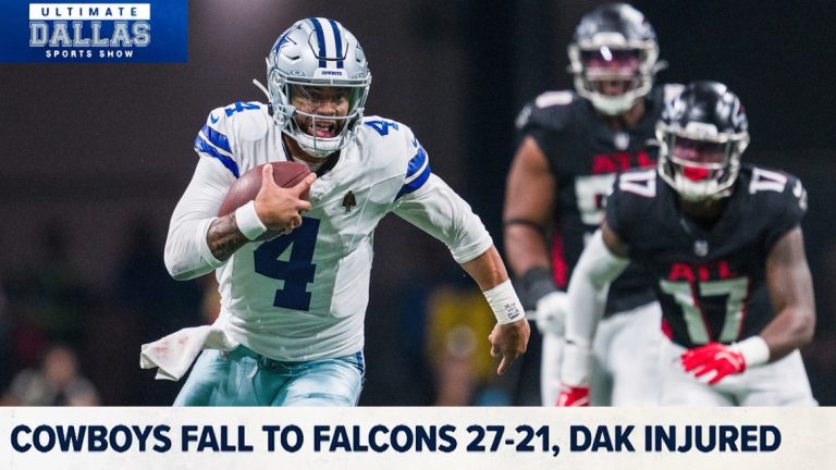 Cowboys lose to Falcons, Dak injured | Ultimate Dallas Sports Show