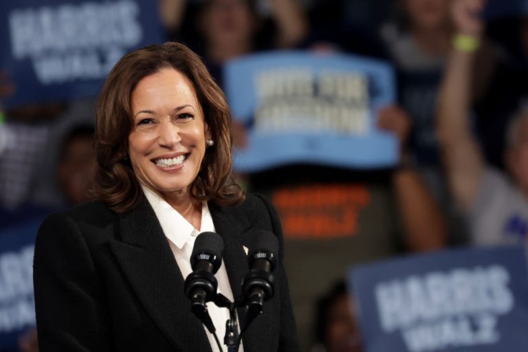 ‘So touched’: Texas town’s Kamala Harris rally sparks blue hope