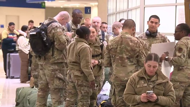 Thousands of Military service members head home for the holidays