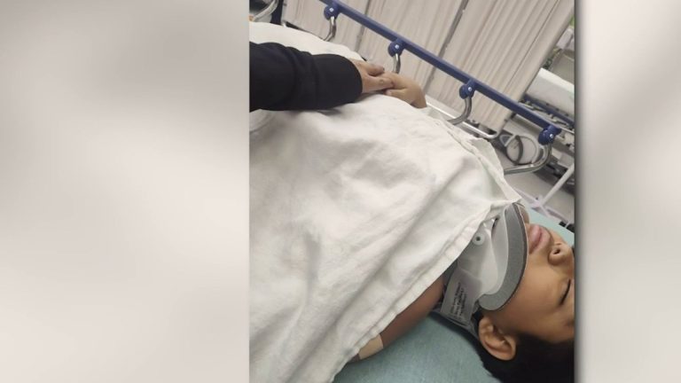 ‘A mother’s worst nightmare’: 13-year-old boy recovering in ICU after a crash days before Christmas