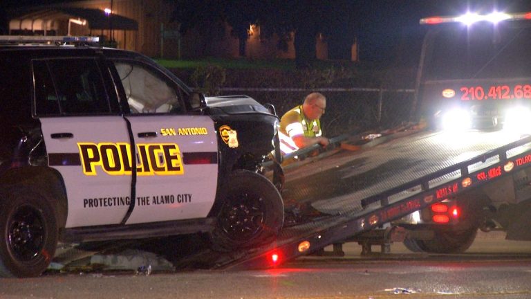 SAPD officer injured after crash involving driver with active warrant, police say