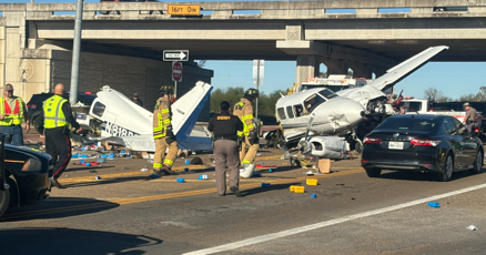 BREAKING NEWS: Plane crash in the intersection of Zac Lentz Parkway and Mockingbird