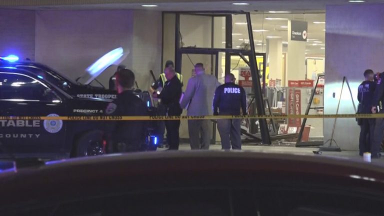 Fleeing motorist is dead after driving into Texas shopping mall and injuring 5