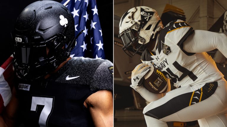 Which division, squadron do the uniforms for Army and Navy honor?