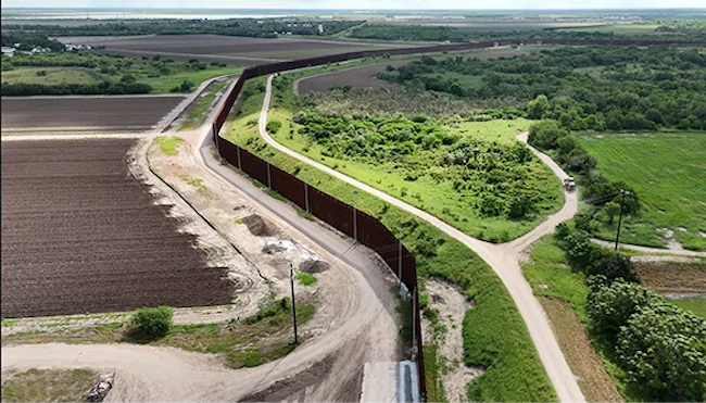 Texas building dozens of miles of border wall despite Biden