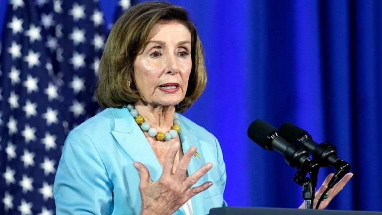 Pelosi has hip replacement surgery at a US military hospital in Germany after a fall