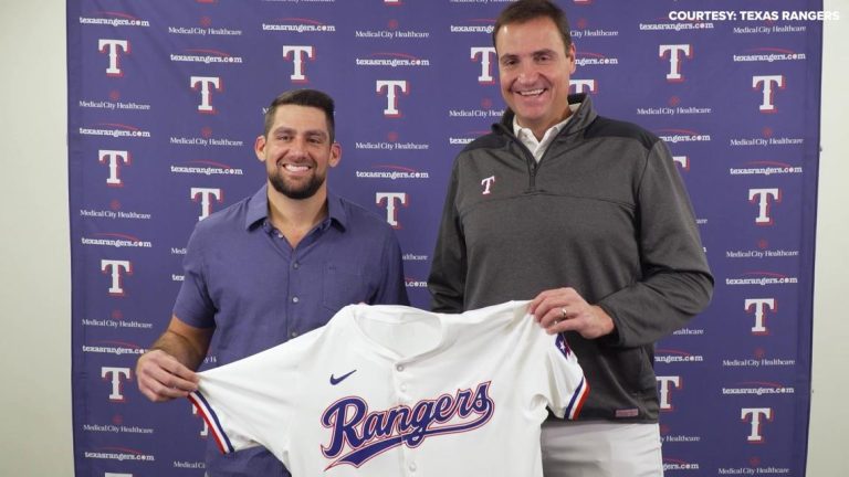 Texas Rangers’ Nathan Eovaldi, GM Chris Young speak after reaching a 3-year deal worth $75M