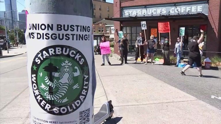 Starbucks Workers on strike in 3 states