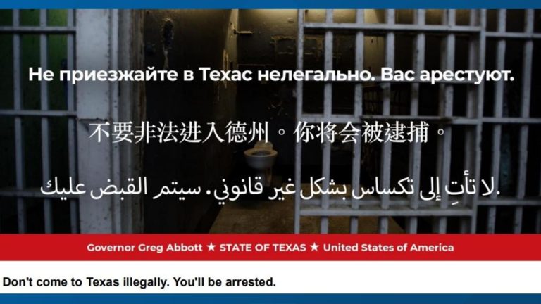 Texas’ new billboard campaign warns migrants about risks of crossing into US illegally