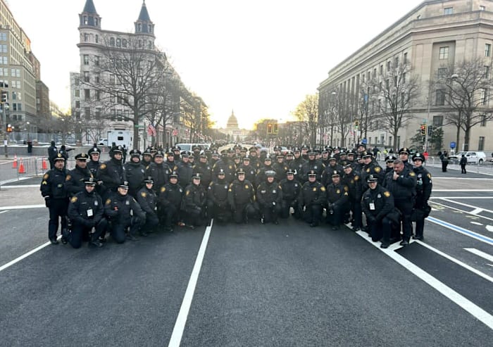 Photos show SAPD officers in Washington, D.C. for President Donald Trump’s inauguration