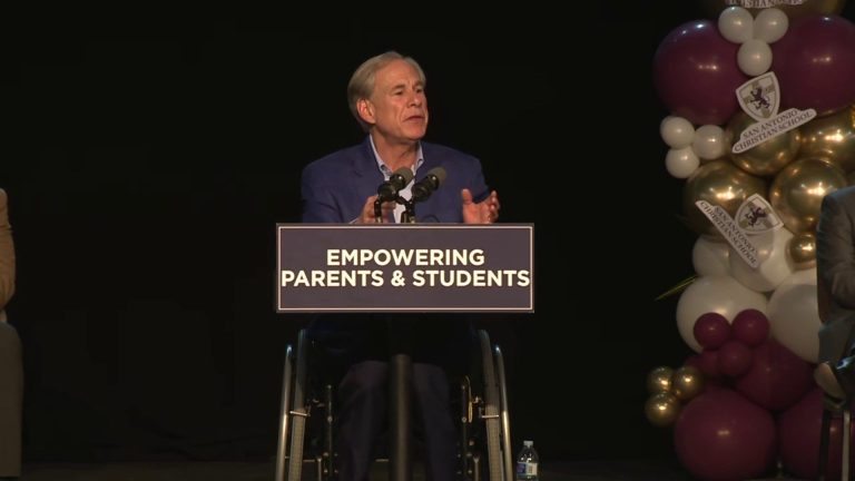 WATCH: Gov. Greg Abbott addresses school vouchers during San Antonio visit