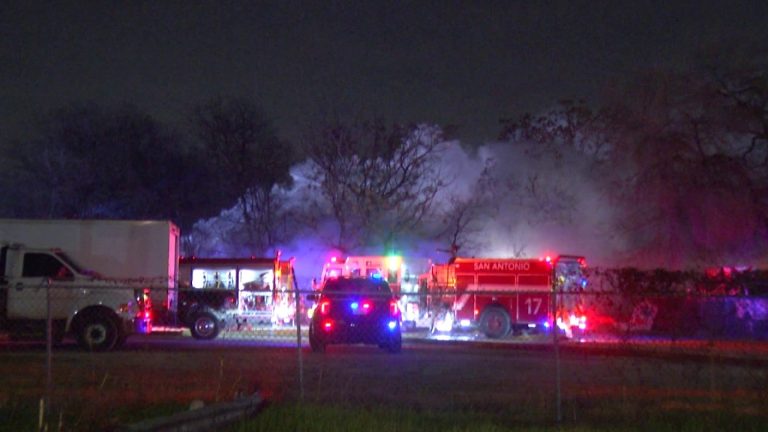 Public Works called to clear debris after fire at North Side business damages several cars, SAFD says