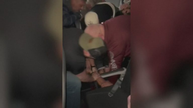 Passenger restrained on Frontier Airlines flight from Denver to Houston