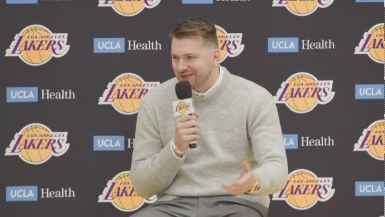 Luka Doncic holds first press conference with the Lakers