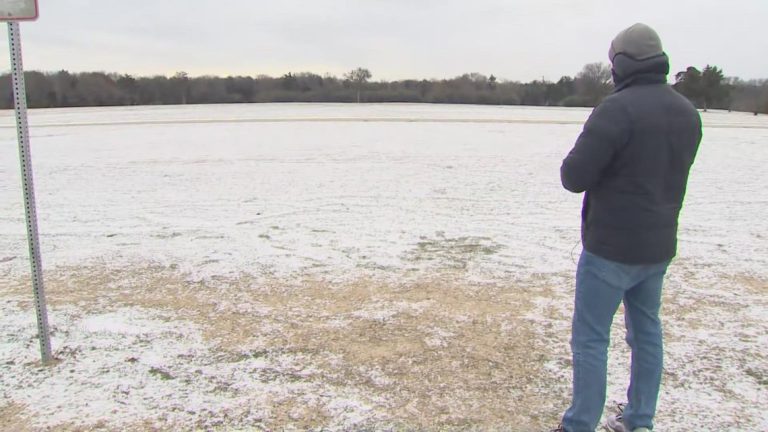 Arctic blast brings snow to parts of Dallas