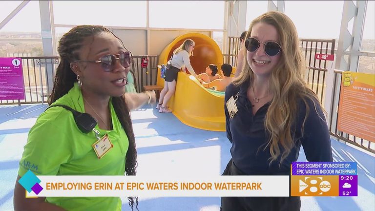 Sponsored:  Employing Erin at Epic Waters Indoor Waterpark