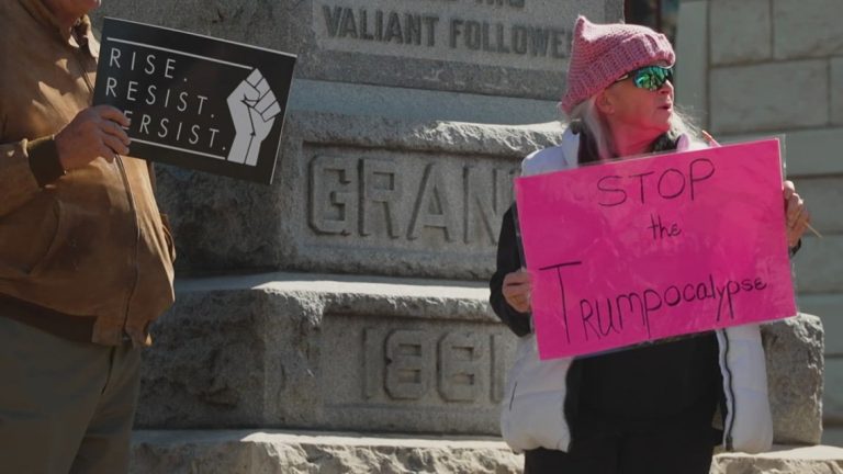 Presidents’ Day prompts protests, even in conservative Hood County, Texas