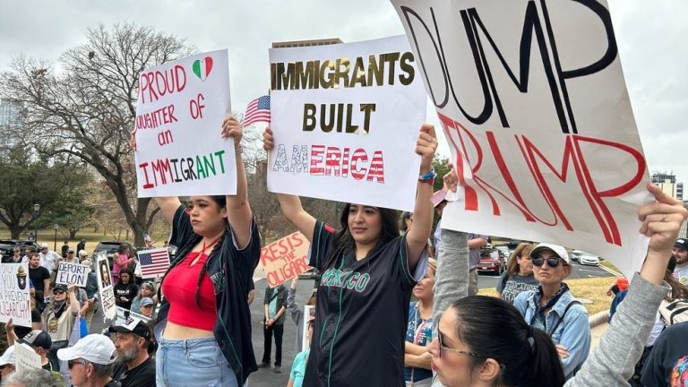 Protesters rally at Texas State Capitol against Project 2025