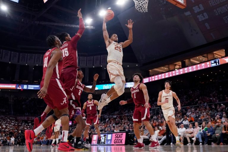 Born in Austin, Texas forward Jayson Kent is trying to help the Longhorns get to Madness