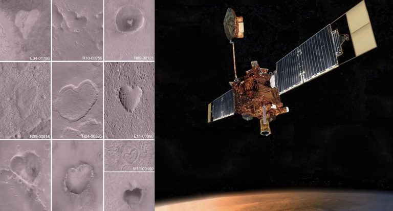 Social Media is Swooning Over Images of Hearts on Mars