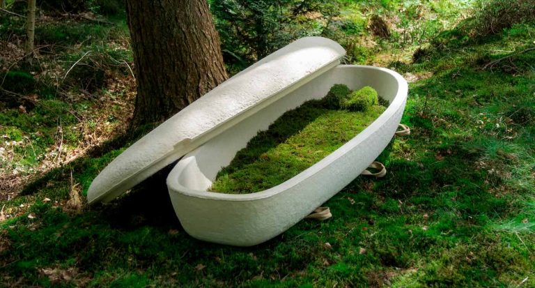 Eco-Funerals Now Feature World’s First ‘Living Coffin’ Made Out of Mushrooms