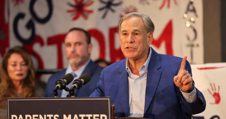 Gov. Greg Abbott makes case for  ‘school choice’ plan at conservative gathering