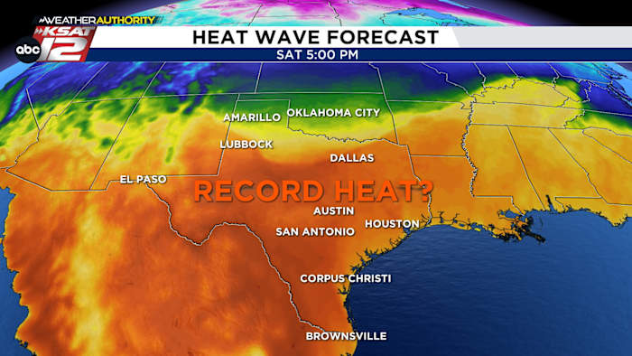 Record heat wave sweeps Texas