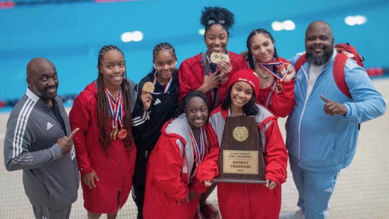 Carter HS Girls Swim Team makes history, breaks barriers with district victory