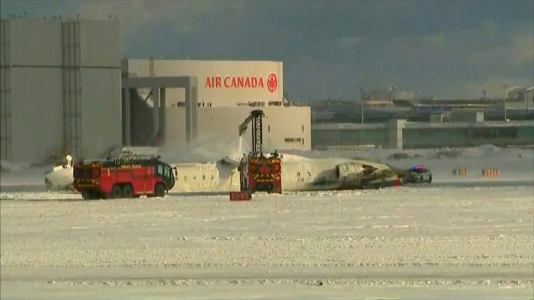 LIVE: Delta plane crashes at Toronto Airport