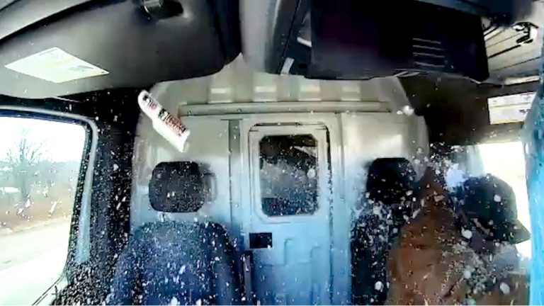 VIDEO: Ice crashes through Pennsylvania driver’s windshield