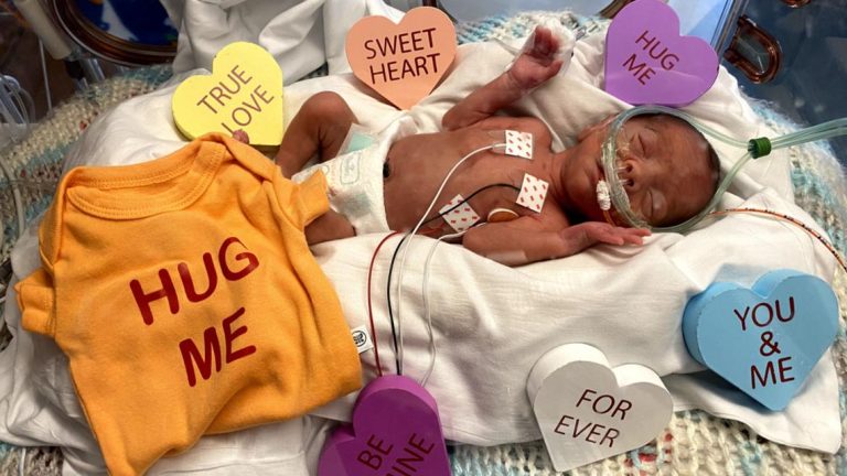 Be my tiny Valentine: Texas hospitals share NICU baby photos ahead of Valentine’s Day