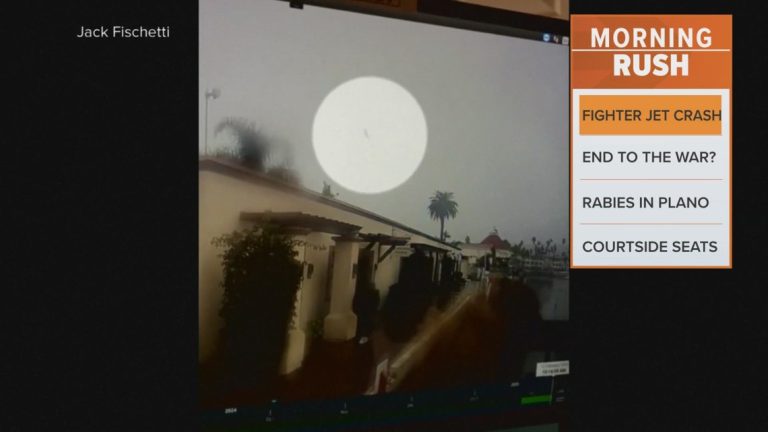 Fighter jet crashes near San Diego