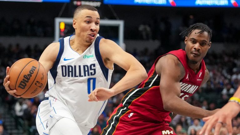 Dante Exum scores 27 points to lead undermanned, undersized Mavericks past Heat, 118-113