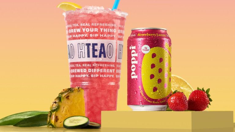 Two Texas brands, HTeoO and poppi, launch limited-time drinks