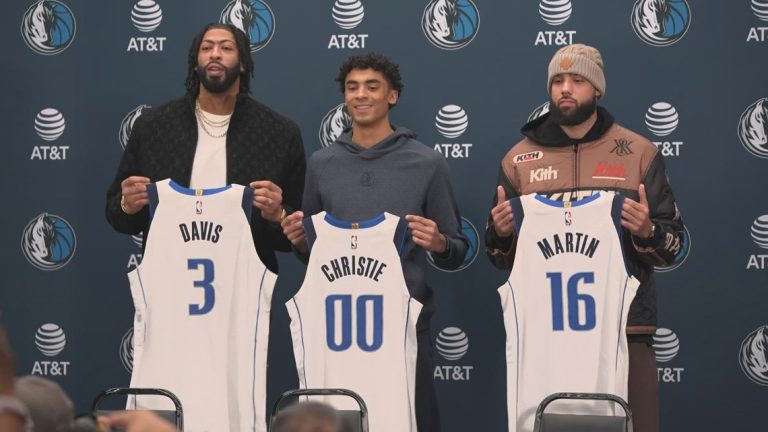 Anthony Davis, Max Christie, and Caleb Martin ready to win with the Dallas Mavericks