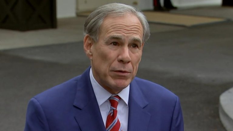 Gov. Greg Abbott speaks after White House visit with President Trump