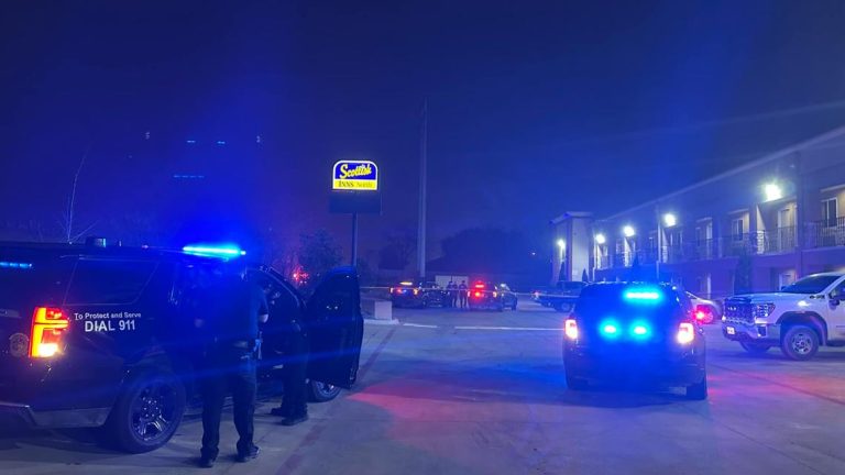 1 hospitalized, 2 arrested after shooting at North Texas motel, police say